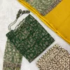KDC-030 DARK GREEN WITH MUSTARD KOTA SUIT
