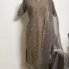 KDC-022 GREY FLORAL KOTA SUIT