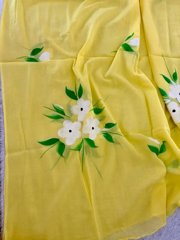 CMD-004-LEMON YELLOW HAND PAINTED