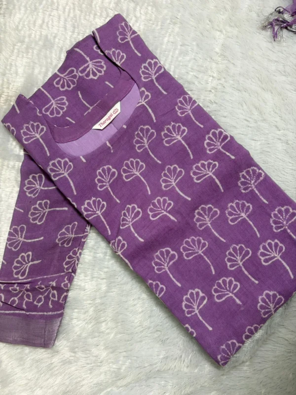 LN-010 MAUVE LINEN COTTON SUITS