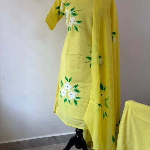 CMD-004-LEMON YELLOW HAND PAINTED