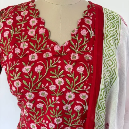 CMD001-Red Cotton Set