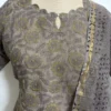 KDC-022 GREY FLORAL KOTA SUIT