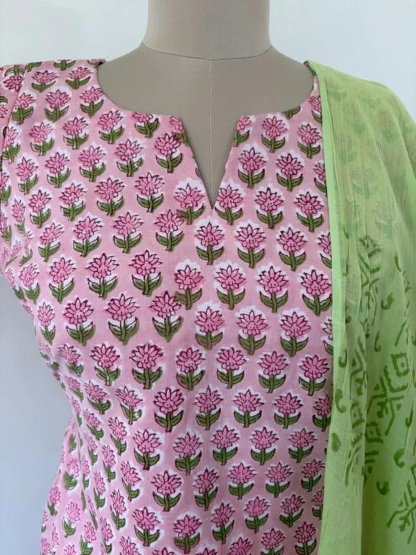 CMD-004 BabyPink Flower Cotton Set