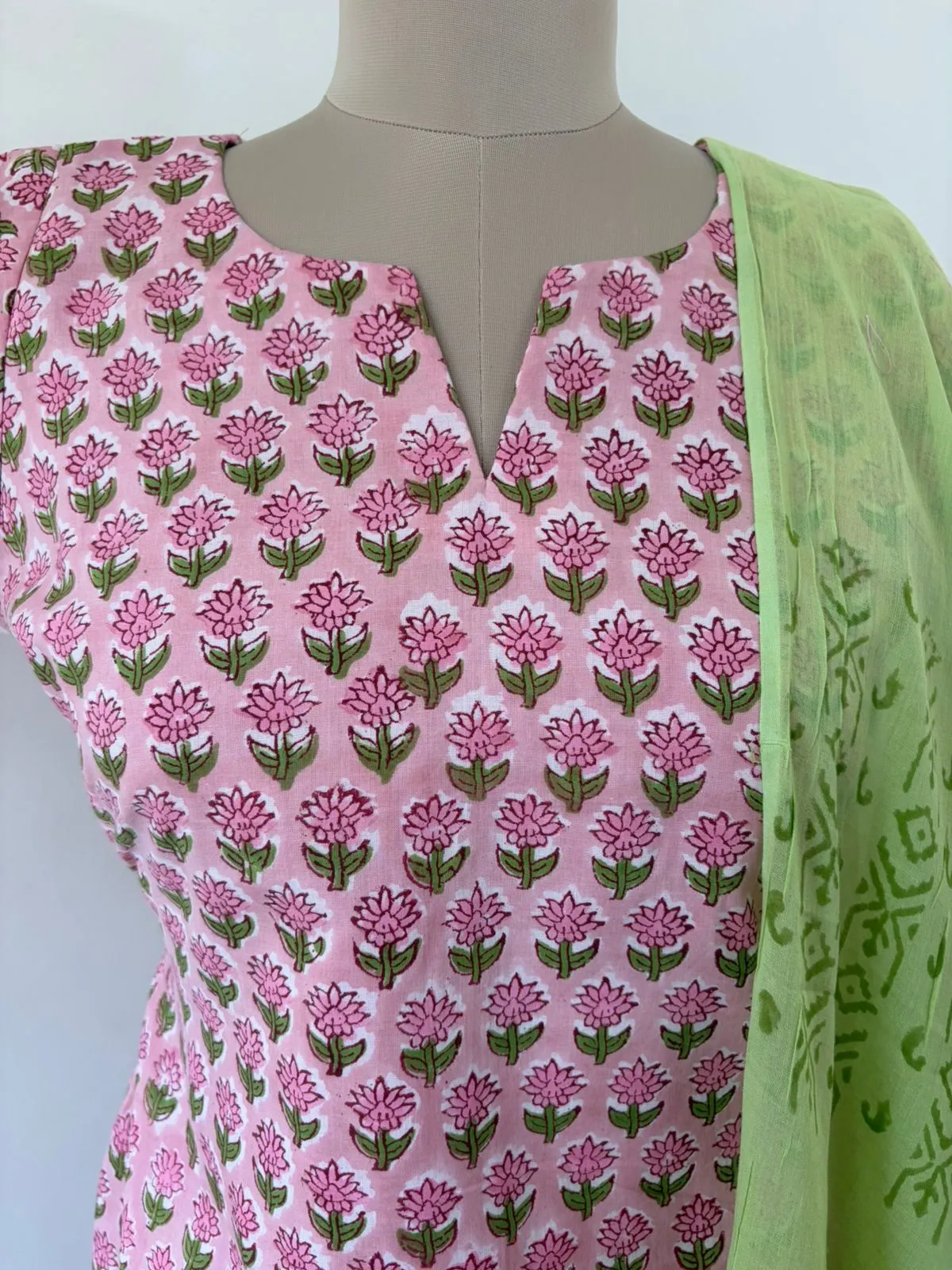 CMD-004 BabyPink Flower Cotton Set