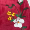 CHS - 001 pinkish maroon hand painted chanderi silk set
