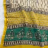 CHS - 002 yellow flower chanderi silk set