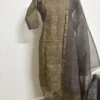 KDC -023 Grey With Yellow Kota Suit