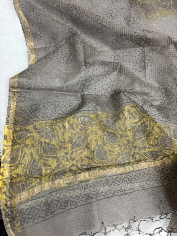 KDC -023 Grey With Yellow Kota Suit