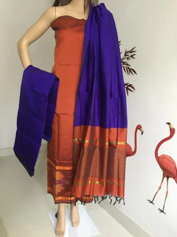PS 012 - Rust orange with blue PS 012 - Rust orange with blue