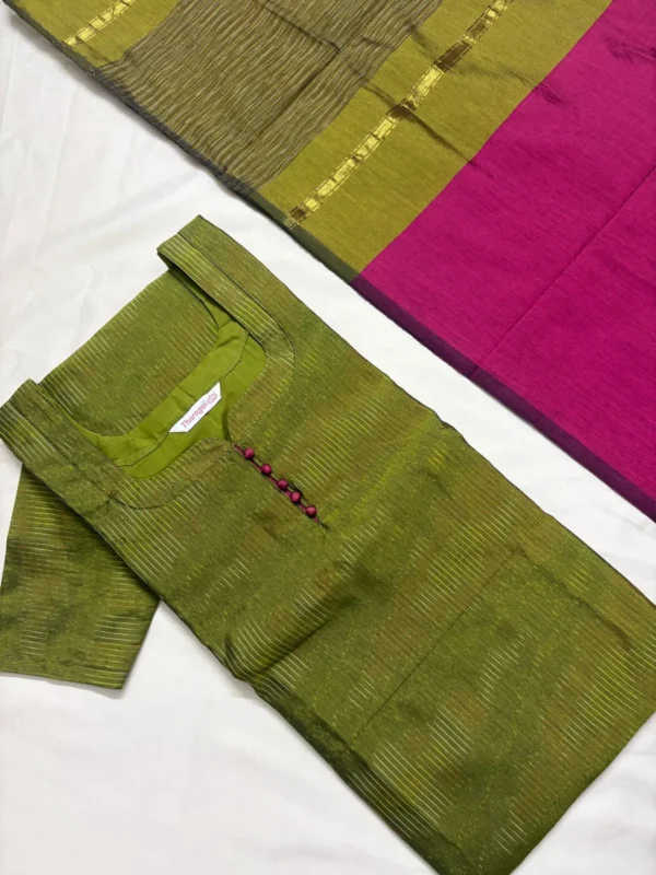 PS 004 - Green with pinkish maroon