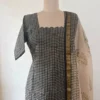 WhatsApp (25) KDC-020 BLACK CHECKS KOTA SUIT