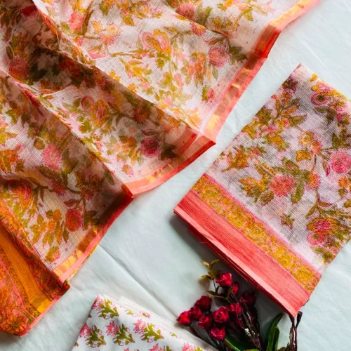 KDC 136- Peach floral