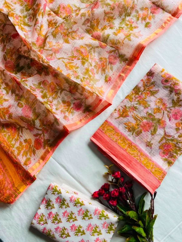 KDC 136- Peach floral