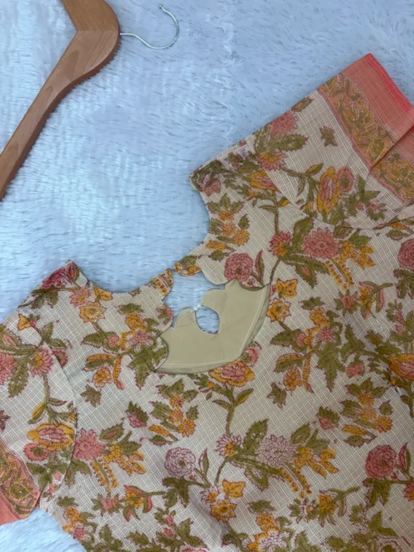 KDC 136- Peach floral